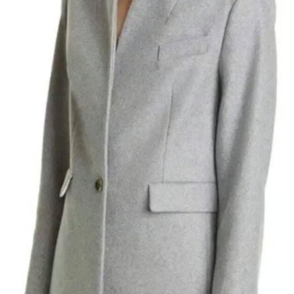 NEW Ted Baker bianza Wool & Cashmere Blend Coat- Size 8 - Picture 4 of 4